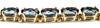 B002, 30+ cts Mystic Fire Topaz, Gold Bracelet