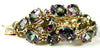 B002, 30+ cts Mystic Fire Topaz, Gold Bracelet