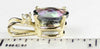 P020, 3.3 ct Mystic Fire Topaz, 14KY Gold Pendant