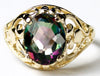 R004, 3.3ct Mystic Fire Topaz set in a Gold Ring