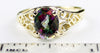 R005, 2.3ct Mystic Fire Topaz set in a Gold Ring