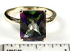 R054, 7ct Mystic Fire Topaz set in a Gold Ring