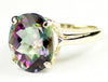 R055, 6ct Mystic Fire Topaz set in a Gold Ring