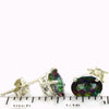 SE002, Mystic Fire Topaz, 925 Sterling Silver Stud/Post  Earrings