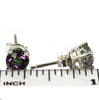 SE012, Mystic Fire Topaz, 925 Sterling Silver Post Earring