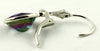 SE101, Mystic Fire Topaz, 925 Sterling Silver Leverback Earring