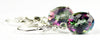 SE107, Mystic Fire Topaz, 925 Sterling Silver Leverback Earring