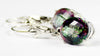 SE107, Mystic Fire Topaz, 925 Sterling Silver Leverback Earring