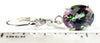SE107, Mystic Fire Topaz, 925 Sterling Silver Leverback Earring
