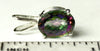 SP002, 3.3 ct Mystic Fire Topaz, 925 Sterling Silver Pendant