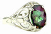 SR004, 3.3ct Mystic Fire Topaz set in a Sterling SIlver Ring