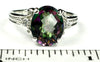 SR136, 4.5ct Mystic Fire Topaz set in a Sterling SIlver Ring