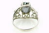 SR162, 3.3ct Mystic Fire Topaz set in a Sterling SIlver Ring