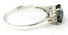 SR171, 1.5ct Mystic Fire Topaz set in a Sterling SIlver Ring w/ 2 CZ Accents