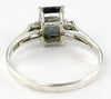 SR171, 1.5ct Mystic Fire Topaz set in a Sterling SIlver Ring w/ 2 CZ Accents