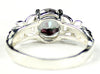 SR292, 2ct round Mystic Fire Topaz set in a Sterling SIlver Butterfly Ring