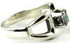 SR307, 1 ct Mystic Fire Topaz set in a Sterling SIlver Ring