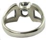 SR307, 1 ct Mystic Fire Topaz set in a Sterling SIlver Ring